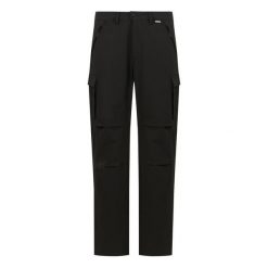 Spodnie cargo Regatta Questra. Czarne spodnie sportowe Regatta, na lato, uniwersalny, bez wzorów, trekkingowe. Za 249.99 zł.