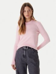 Calvin Klein Sweter LV044D370G Różowy Regular Fit. Czerwone swetry Calvin Klein, m, bez wzorów, z syntetyku, bez ramiączek. Za 429.99 zł.