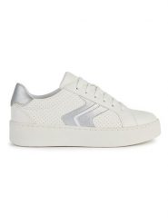 Geox Sneakersy "Skyely" w kolorze białym rozmiar: 41. Białe trampki Geox, bez wzorów, bez zapięcia. Za 217.99 zł.