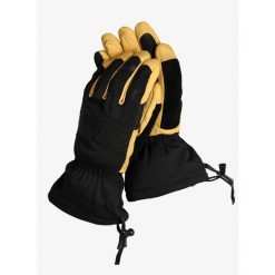 Rękawice w góry La Sportiva Alpine Guide Leather Gloves. Czarne rękawiczki La Sportiva, bez wzorów, sportowe. Za 497.99 zł.