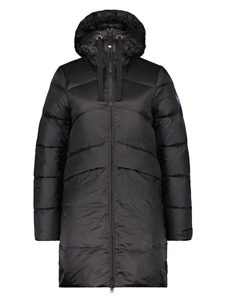 DOLOMITE Parka puchowa "Corvara" w kolorze czarnym rozmiar: M. Czarne parki Dolomite, m, z puchu, bez kaptura. Za 403.69 zł.