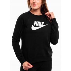 Nike bluza damska dresowa sportowa bawełniana wygodna Essentials roz. XS. Czarne bluzy sportowe Nike, xs, bez wzorów, z bawełny, bez kaptura. Za 180.99 zł.