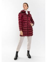 Northwood Płaszcz pikowany "Jam" w kolorze bordowym rozmiar: S. Czerwone płaszcze Northwood, s, bez wzorów, bez kaptura. Za 263.45 zł.