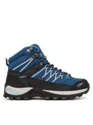 CMP Trekkingi Rigel Mid 3Q12946 Niebieski. Niebieskie trekkingi CMP, ze skóry, trekkingowe. Za 529.99 zł.