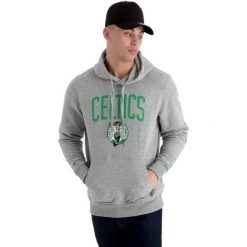Bluza z kapturem Boston Celtics. Szare bluzy Mitchell & Ness, bez wzorów, z kapturem. Za 497.00 zł.
