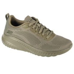 Buty sportowe Sneakersy damskie, Bobs Squad Chaos - Face Off. Zielone obuwie sportowe Skechers, bez zapięcia, trekkingowe, Skechers Sport. Za 269.99 zł.
