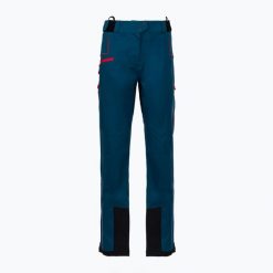 Spodnie z membraną damskie La Sportiva Crizzle EVO Shell. Niebieskie spodnie sportowe La Sportiva, na lato, bez wzorów, trekkingowe. Za 699.99 zł.