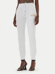 Versace Jeans Spodnie dresowe 80HAAT01 Biały Regular Fit. Białe spodnie dresowe Versace Jeans, s, bez wzorów, z bawełny. Za 899.99 zł.