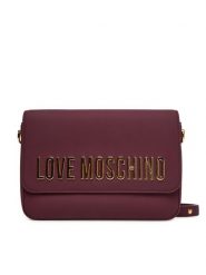 LOVE MOSCHINO Torebka JC4023PP1NKD0552 Bordowy. Czerwone listonoszki Love Moschino, bez wzorów, ze skóry, bez dodatków. Za 949.99 zł.