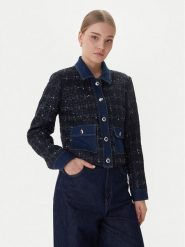 Morgan Marynarka 261-VINCA Granatowy Regular Fit. Niebieskie marynarki i żakiety Morgan, bez wzorów, z syntetyku. Za 459.99 zł.