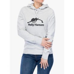 Bluza z kapturem damska Helly Hansen Nord Graphic Pullover Hoodie. Szare bluzy Helly Hansen, xs, bez wzorów, z kapturem. Za 249.99 zł.