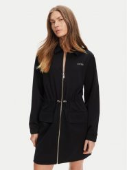 Guess Sukienka codzienna V5YK04 KCX42 Czarny Regular Fit. Czarne sukienki Guess, na co dzień, s, z aplikacjami, z syntetyku, bez kołnierzyka, bez ramiączek, proste. Za 529.99 zł.