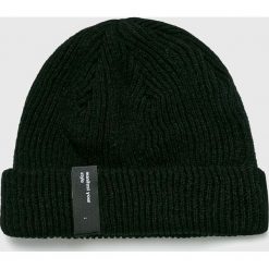 Answear - Czapka Manifest Your Style. Czarne czapki ANSWEAR, bez wzorów, z dzianiny. W wyprzedaży za 29.90 zł.