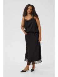 KAFFE curve Bluzka w kolorze czarnym rozmiar: 52. Czarne bluzki KAFFE curve, bez wzorów, z koronki, bez kołnierzyka, bez ramiączek. Za 86.99 zł.