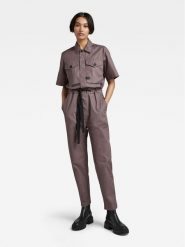 G-Star Raw Kombinezon D22536-D194-4751 Brązowy Regular Fit. Brązowe sukienki G-Star Raw, m, bez wzorów, z bawełny, retro, bez kołnierzyka, bez ramiączek. Za 509.99 zł.