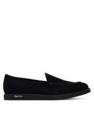 Max Mara Lordsy Softymoc 2524526251600 Czarny. Czarne lordsy Max Mara, bez wzorów, z nubiku, bez obcasa, bez zapięcia. Za 2,349.00 zł.