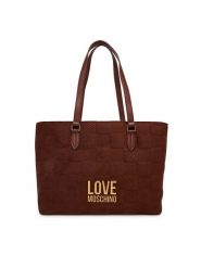 LOVE MOSCHINO Torebka JC4123PP0NKB120A Brązowy. Brązowe torebki klasyczne Love Moschino, bez wzorów, ze skóry, bez dodatków. Za 1,099.00 zł.