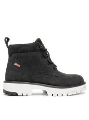 Levi's® Trapery 233618-932-59 Czarny. Czarne botki z nubiku. Za 302.99 zł.