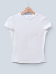 LeGer Koszulka w kolorze białym rozmiar: 34. Białe bluzki LeGer, bez wzorów, bez kołnierzyka, bez ramiączek. Za 96.14 zł.