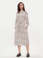 Tommy Hilfiger Sukienka koszulowa WW0WW41904 Écru Relaxed Fit. Sukienki TOMMY HILFIGER, bez wzorów, z wiskozy, bez kołnierzyka, bez ramiączek, koszulowe. Za 469.99 zł.