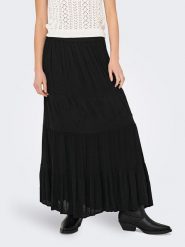 ONLY Spódnica "Chiara" w kolorze czarnym rozmiar: M. Czarne spódnice Only, m, bez wzorów, z wiskozy, maxi. Za 127.95 zł.