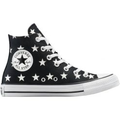 Buty sportowe Converse Chuck Taylor All Star. Czarne obuwie sportowe Converse, bez wzorów, bez zapięcia. Za 490.00 zł.