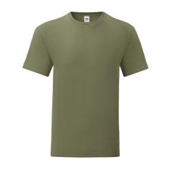 Kultowa Koszulka Unisex Dla Dorosłych. Zielone bluzki FRUIT OF THE LOOM, xl, bez wzorów, sportowe, bez kołnierzyka, bez ramiączek. Za 40.99 zł.