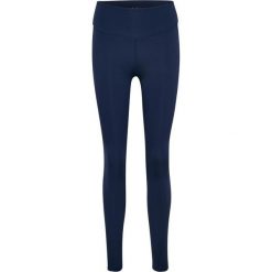 Damskie legginsy Hummel Pulse. Niebieskie legginsy Hummel, bez wzorów, z podwyższonym stanem. Za 237.50 zł.