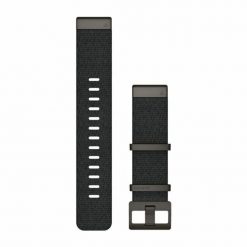 Pasek do zegarka Garmin Quickfit 22. Czarne zegarki GARMIN, metalowe. W wyprzedaży za 577.50 zł.