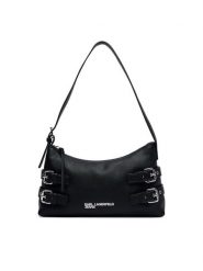 Karl Lagerfeld Jeans Torebka B2W30265 Czarny. Czarne torebki klasyczne Karl Lagerfeld Jeans, bez wzorów, z jeansu, bez dodatków. Za 709.99 zł.