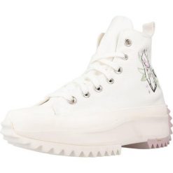 Tenisówki Converse Model Run Star Hike Hi Kolor Biały. Białe trampki Converse, bez wzorów, z tkaniny, bez zapięcia. Za 238.99 zł.