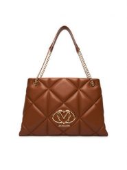 LOVE MOSCHINO Torebka JC4040PP1OLC0200 Brązowy. Brązowe torebki klasyczne Love Moschino, bez wzorów, ze skóry, bez dodatków. Za 1,099.00 zł.