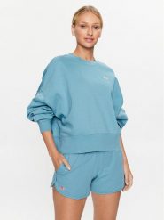 Kappa Bluza 313022 Niebieski Loose Fit. Niebieskie bluzy Kappa, xs, bez wzorów, z bawełny, bez kaptura. Za 149.99 zł.