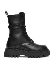 G-Star Raw Trzewiki EO-GEDIZ-8090-25 Czarny. Czarne botki G-Star Raw, bez wzorów, ze skóry, bez obcasa, na płaskiej podeszwie, bez zapięcia. Za 479.99 zł.