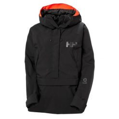 Damska kurtka narciarska Helly Hansen Powchaser Anorak. Czarne kurtki narciarskie Helly Hansen, bez wzorów, bez kaptura, narciarskie. W wyprzedaży za 984.00 zł.