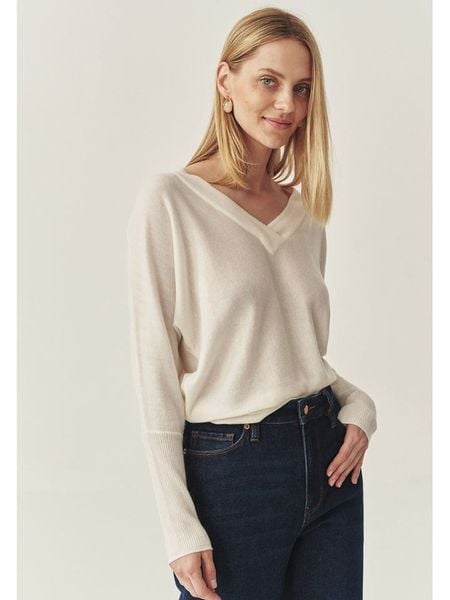 TATUUM Sweter "Ponno" w kolorze kremowym rozmiar: S. Brązowe swetry Tatuum, s, bez wzorów, z wełny, bez ramiączek. Za 174.95 zł.