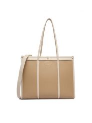 Nine West Torebka EO-Dalia-LDA8452 Beżowy. Brązowe shopper Nine West, bez wzorów, z materiału, bez dodatków. Za 349.99 zł.