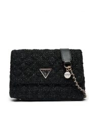 Guess Torebka Giully (BG) HWBG87 48200 Czarny. Czarne torebki klasyczne Guess, z aplikacjami, z materiału, bez dodatków. Za 439.99 zł.