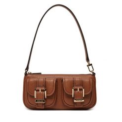 Torebka MICHAEL Michael Kors. Brązowe torebki klasyczne MICHAEL Michael Kors, bez wzorów, bez dodatków. Za 409.99 zł.