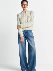 Rich & Royal Kardigan damski z zawartością wełny dziewiczej Kobiety beżowy|wielokolorowy|żółty wypukły wzór tkaniny, M. Brązowe kardigany Rich & Royal, m, bez wzorów, z dzianiny. Za 849.95 zł.