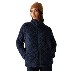 Bluza Polarowa Damska Pełen Suwak Alaiya. Niebieskie bluzy Regatta, na zimę, m, bez wzorów, z materiału, bez kaptura. Za 54.99 zł.