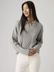 Levi's Sweter "Nova" w kolorze szarym rozmiar: XS. Szare swetry Levi's®, s, bez wzorów, bez ramiączek. Za 254.95 zł.