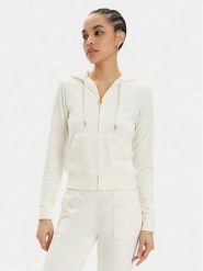 Juicy Couture Bluza Robertson JCAP176G Écru Slim Fit. Bluzy Juicy Couture, l, bez wzorów, z syntetyku, bez kaptura. Za 159.99 zł.