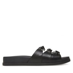 Klapki Call It Spring. Czarne klapki Call it Spring, bez wzorów, bez obcasa. Za 199.99 zł.