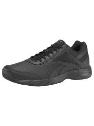 Reebok Skórzane sneakersy "Work N Cushion 4.0" w kolorze czarnym rozmiar: 40. Czarne trampki Reebok, bez wzorów, bez zapięcia. Za 212.80 zł.
