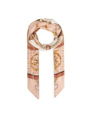 Guess Chusta AW5348 POL03 Beżowy. Brązowe rękawiczki Guess, z aplikacjami, z materiału. Za 219.99 zł.
