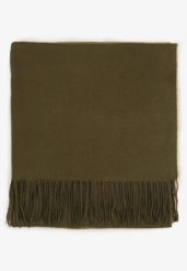 Ciemnozielony Szalik Inglidyr. Zielone szaliki Born2be, bez wzorów, eleganckie. Za 14.99 zł.