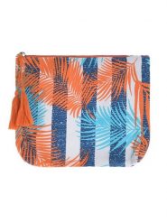 BLE Kosmetyczka w kolorze niebiesko-pomarańczowym - 22 x 19 x 2 cm rozmiar: onesize. Niebieskie kufry i kosmetyczki BLE, bez wzorów, z materiału, bez dodatków. Za 33.60 zł.