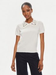United Colors Of Benetton Sweter 11HED300Q Beżowy Regular Fit. Brązowe swetry United Colors of Benetton, s, bez wzorów, z syntetyku, bez ramiączek. Za 189.99 zł.