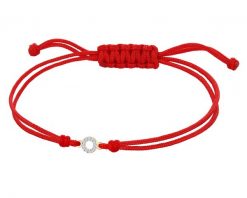 Bransoletka z elementami żółtego złota i brylantami - koło - 0,02 ct - próba 375. Żółte bransoletki Apart, z brylantem, złote. Za 569.00 zł.